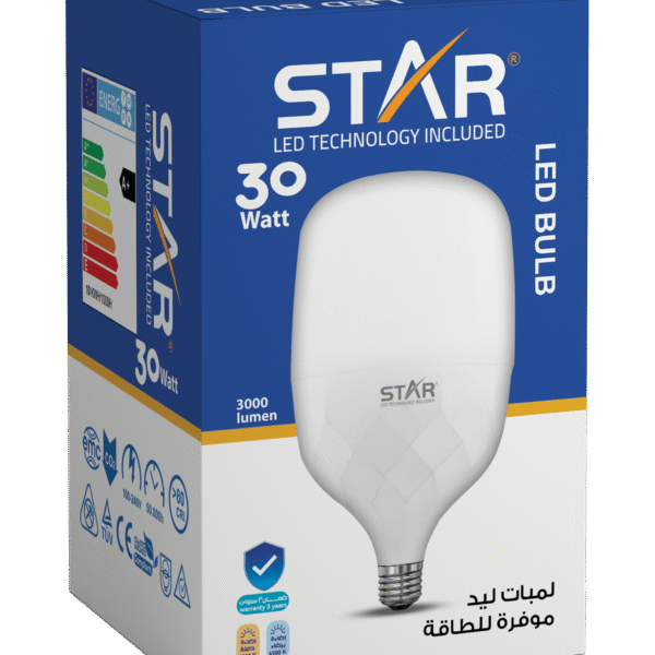 30W LED Bulb from STAR - Energy-Efficient