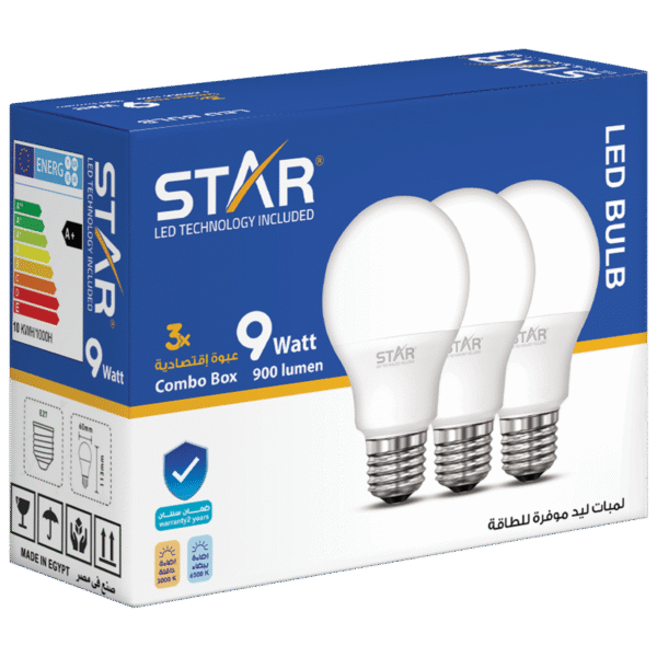 9W LED Bulb from STAR - Energy-Efficient